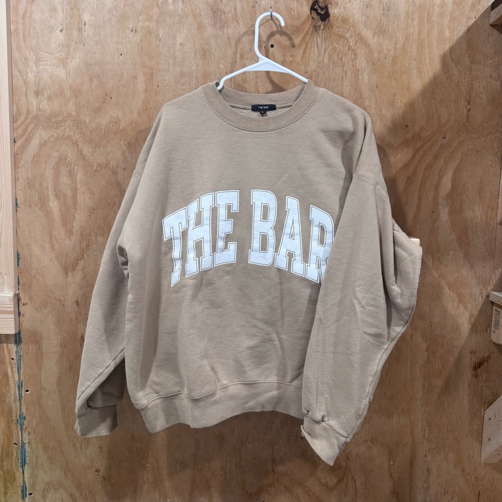 THE BAR Tan Sweatshirt